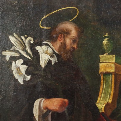 Huile sur Toile Sujet Sacré Italie XVI-XVII Siècle