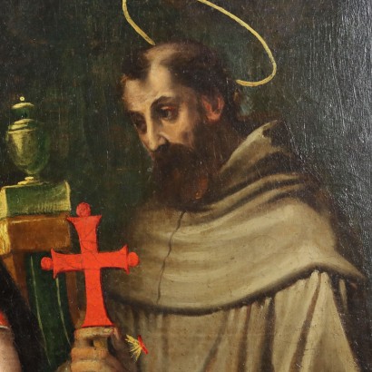 Huile sur Toile Sujet Sacré Italie XVI-XVII Siècle