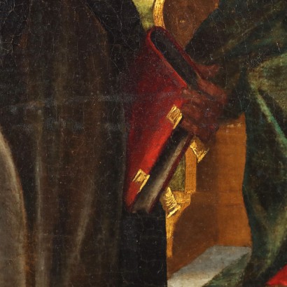 Huile sur Toile Sujet Sacré Italie XVI-XVII Siècle