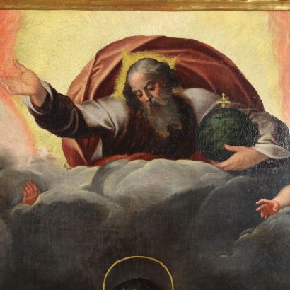 Huile sur Toile Sujet Sacré Italie XVI-XVII Siècle