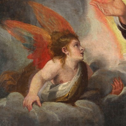 Huile sur Toile Sujet Sacré Italie XVI-XVII Siècle