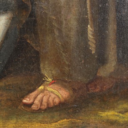 Huile sur Toile Sujet Sacré Italie XVI-XVII Siècle