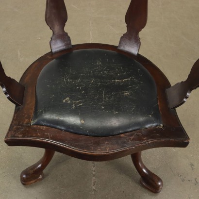 antigüedades, sillón, sillones antiguos, sillón antiguo, sillón italiano antiguo, sillón antiguo, sillón neoclásico, sillón siglo XIX, sillón giratorio