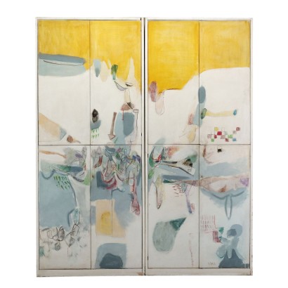 Giorgio Bellandi,Decorazione pittorica di ante di armadio,Giorgio bellandi ,Giorgio bellandi ,Giorgio bellandi ,Giorgio bellandi