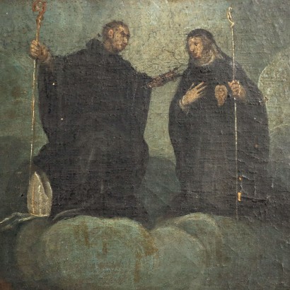 arte, arte italiano, pintura italiana antigua, sacerdote rezando