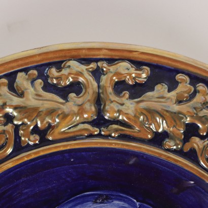 antiquariato, piatto, antiquariato piatti, piatto antico, piatto antico italiano, piatto di antiquariato, piatto neoclassico, piatto del 800,Piatto S. C. Luca Robbia
