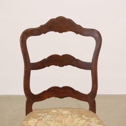 antigüedad, silla, sillas antiguas, silla antigua, silla italiana antigua, silla antigua, silla neoclásica, silla del siglo XIX, Grupo de sillas de estilo barroco