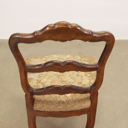 antigüedad, silla, sillas antiguas, silla antigua, silla italiana antigua, silla antigua, silla neoclásica, silla del siglo XIX, Grupo de sillas de estilo barroco