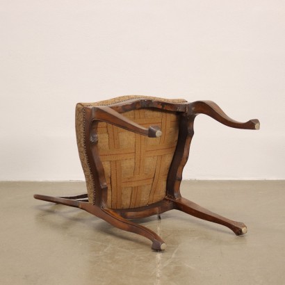 antigüedad, silla, sillas antiguas, silla antigua, silla italiana antigua, silla antigua, silla neoclásica, silla del siglo XIX, Grupo de sillas de estilo barroco