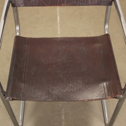 Bauhaus Stil Stuhl Metall Italien 1960er