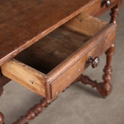 Table Baroque Noyer Italie XVIII Siècle