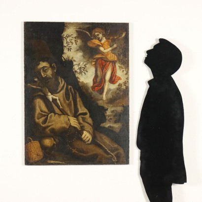 San Francesco in estasi confortato da ,Dipinto San Francesco