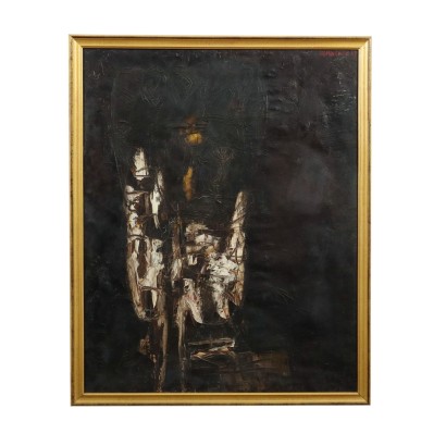 Bepi Romagnoli Öl auf Leinwand Italien 1958