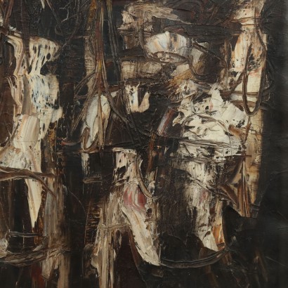 Bepi Romagnoli Öl auf Leinwand Italien 1958