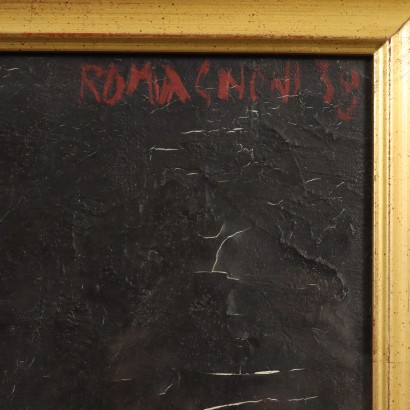 Bepi Romagnoli Öl auf Leinwand Italien 1958