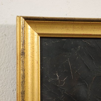 Bepi Romagnoli Öl auf Leinwand Italien 1958