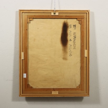 Bepi Romagnoli Öl auf Leinwand Italien 1958