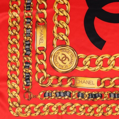 chanel vintage, chanel foulard, chanel rue de cambon, moda vintage, paris vintage, vintage chanel foulard 31 Rue Cambon