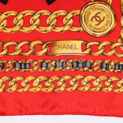 chanel vintage, chanel foulard, chanel rue de cambon, moda vintage, paris vintage, vintage chanel foulard 31 Rue Cambon