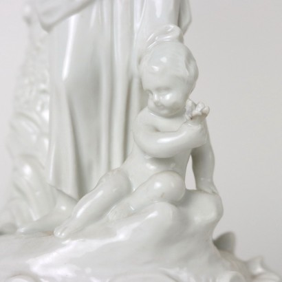 antiquariato, ceramica, antiquariato ceramica, ceramica antica, ceramica antica italiana, ceramica di antiquariato, ceramica neoclassico, ceramica del 800,Candelabro Richard Ginori