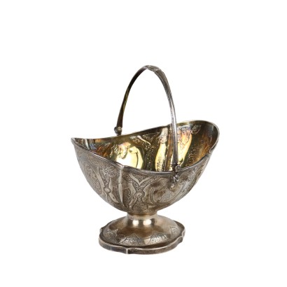 antiquariato, oggettistica, antiquariato oggettistica, oggettistica antica, oggettistica antica italiana, oggettistica di antiquariato, oggettistica neoclassico, oggettistica del 800,Cestino in Argento Inghilterra