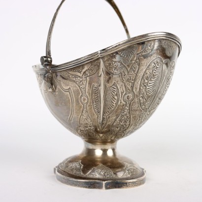 antiquariato, oggettistica, antiquariato oggettistica, oggettistica antica, oggettistica antica italiana, oggettistica di antiquariato, oggettistica neoclassico, oggettistica del 800,Cestino in Argento Inghilterra