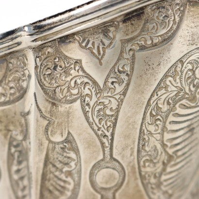 antiquariato, oggettistica, antiquariato oggettistica, oggettistica antica, oggettistica antica italiana, oggettistica di antiquariato, oggettistica neoclassico, oggettistica del 800,Cestino in Argento Inghilterra