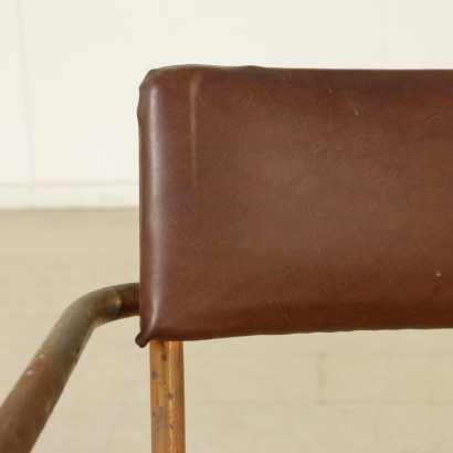 Group of 5 Rationalist Chairs Metal Italy 1930s-1940s_913450 Group of 5 Rationalist Chairs Metal Italy 1930s-1940s