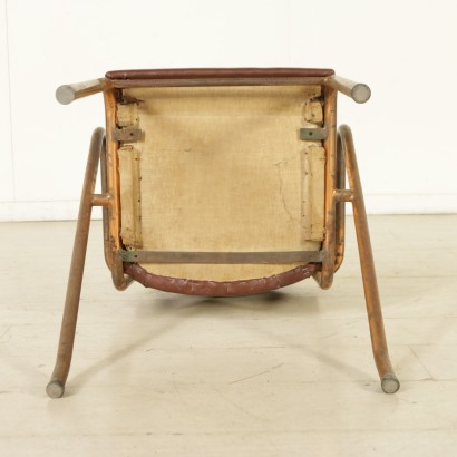 Group of 5 Rationalist Chairs Metal Italy 1930s-1940s_913455 Group of 5 Rationalist Chairs Metal Italy 1930s-1940s