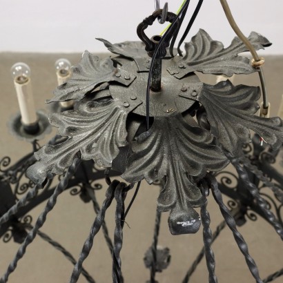Lampadario in Ferro Battuto