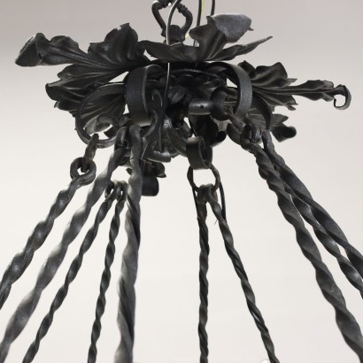 Lampadario in Ferro Battuto