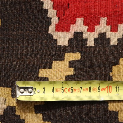 Tapis Kilim Coton Noeud Fin Turquie Années 1960