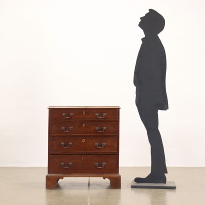 Small George IV Chest of Drawers Mahogany England XIX Century