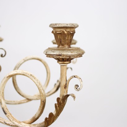 antiquariato, lampadario, antiquariato lampadari, lampadario antico, lampadario antico italiano, lampadario di antiquariato, lampadario neoclassico, lampadario del 800,Lampadario in Stile Laccato e Dorato