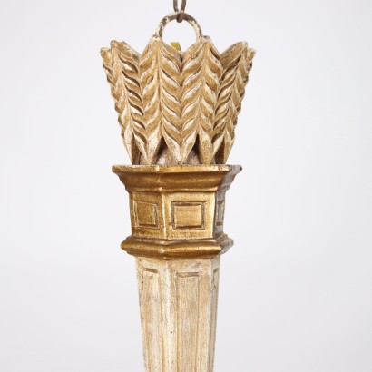 antiquariato, lampadario, antiquariato lampadari, lampadario antico, lampadario antico italiano, lampadario di antiquariato, lampadario neoclassico, lampadario del 800,Lampadario in Stile Laccato e Dorato