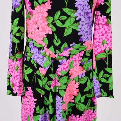 Vintage Kleid Stoff Italien 1970er