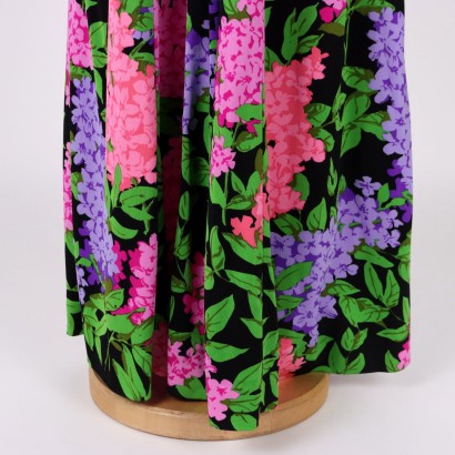 Vintage Kleid Stoff Italien 1970er