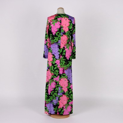 Vintage Kleid Stoff Italien 1970er
