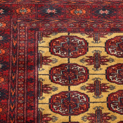 Tapis Boukhara Laine Noued Fin Pakistan XX Siècle