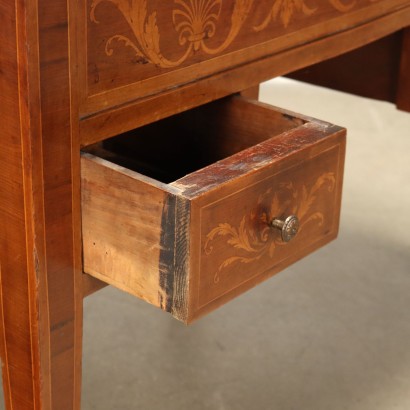 Schreibtisch Holz Italien XX Jhd