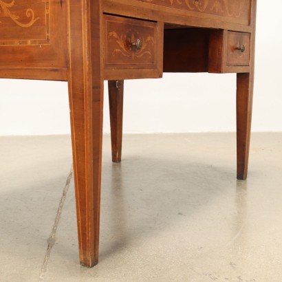 Schreibtisch Holz Italien XX Jhd