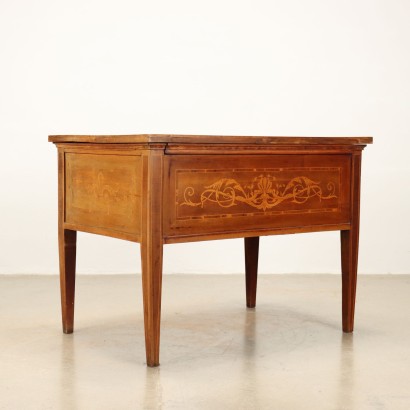 Schreibtisch Holz Italien XX Jhd