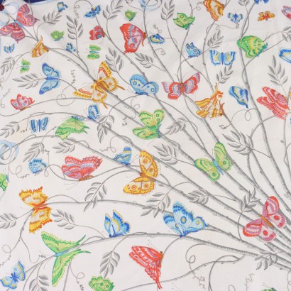 moda vintage, vintage firenze, gucci Firenze, foulard vintage, foulard vintage, foulard viintage,Foulard Gucci Vintage con Farfalle