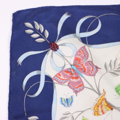 moda vintage, vintage firenze, gucci Firenze, foulard vintage, foulard vintage, foulard viintage,Foulard Gucci Vintage con Farfalle
