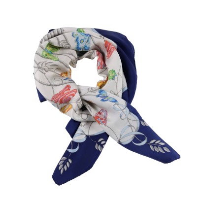 moda vintage, vintage firenze, gucci Firenze, foulard vintage, foulard vintage, foulard viintage,Foulard Gucci Vintage con Farfalle