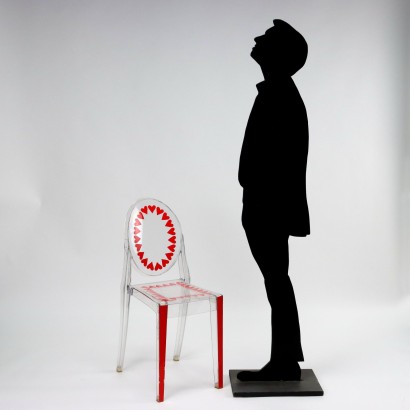 Chaise Kartell Victoria Ghost Polycarbonate Italie Années 2000