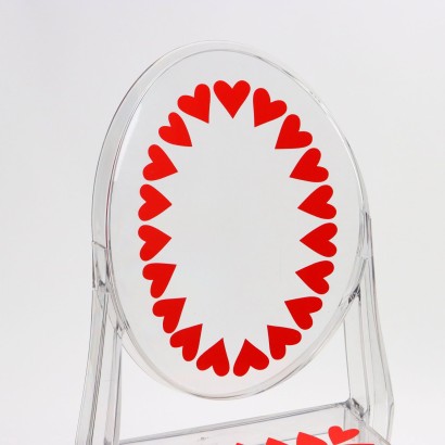 Chaise Kartell Victoria Ghost Polycarbonate Italie Années 2000