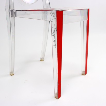 Chaise Kartell Victoria Ghost Polycarbonate Italie Années 2000