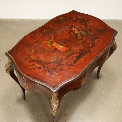 Barockstil Schreibtisch Holz Italien XX Jhd