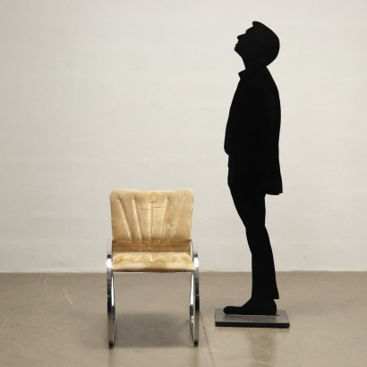 antigüedades modernas, antigüedades de diseño moderno, silla, silla de antigüedades modernas, silla de antigüedades modernas, silla italiana, silla vintage, silla de los años 60, silla de diseño de los años 60, sillas de los años 70-80